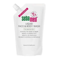 SEBAMED LIQUID FACE & BODY WASH 1000 ml täyttöpussi