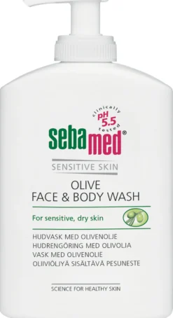 Sebamed Olive Face & Body Wash -pesuneste 300 ml