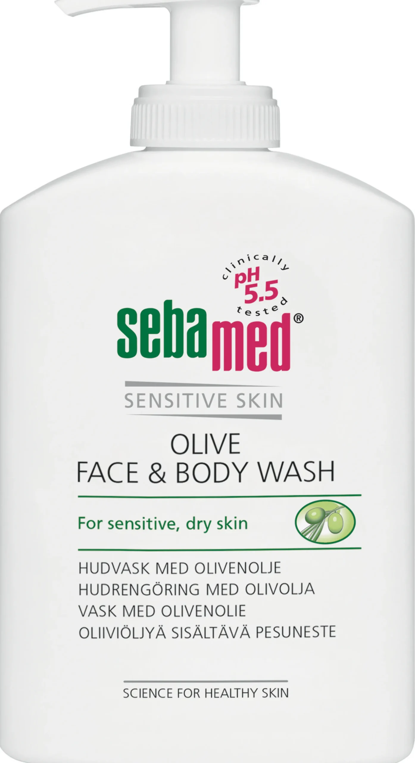 Sebamed Olive Face & Body Wash -pesuneste 300 ml