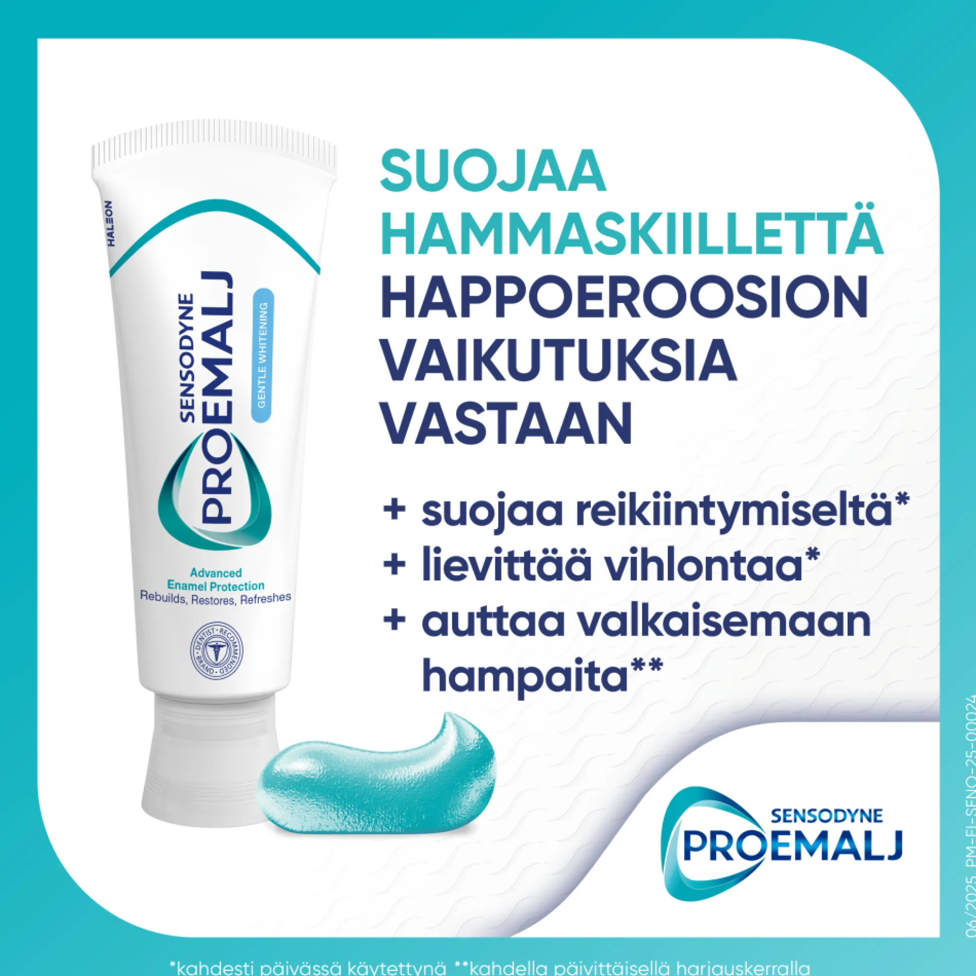 Sensodyne Pro-Emalj Gentle Whitening hammastahna 75 ml