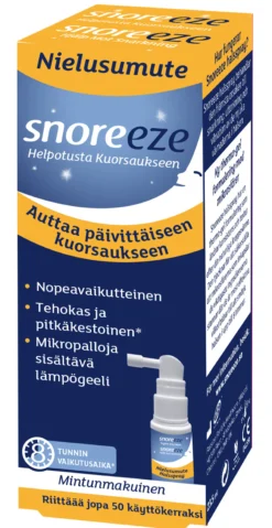 Snoreeze Throat Spray -nielusumute kuorsaukseen
