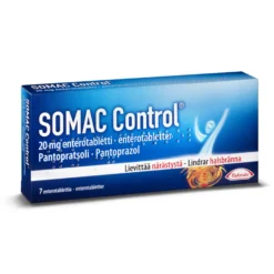 SOMAC CONTROL 20 mg tabletti närästyksen hoitoon -eri kokoja