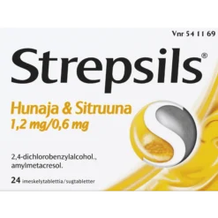 STREPSILS HUNAJA & SITRUUNA imeskelytabletti -eri kokoja