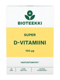 Super D-vitamiini 100 mikrog. kapseli 60 kpl