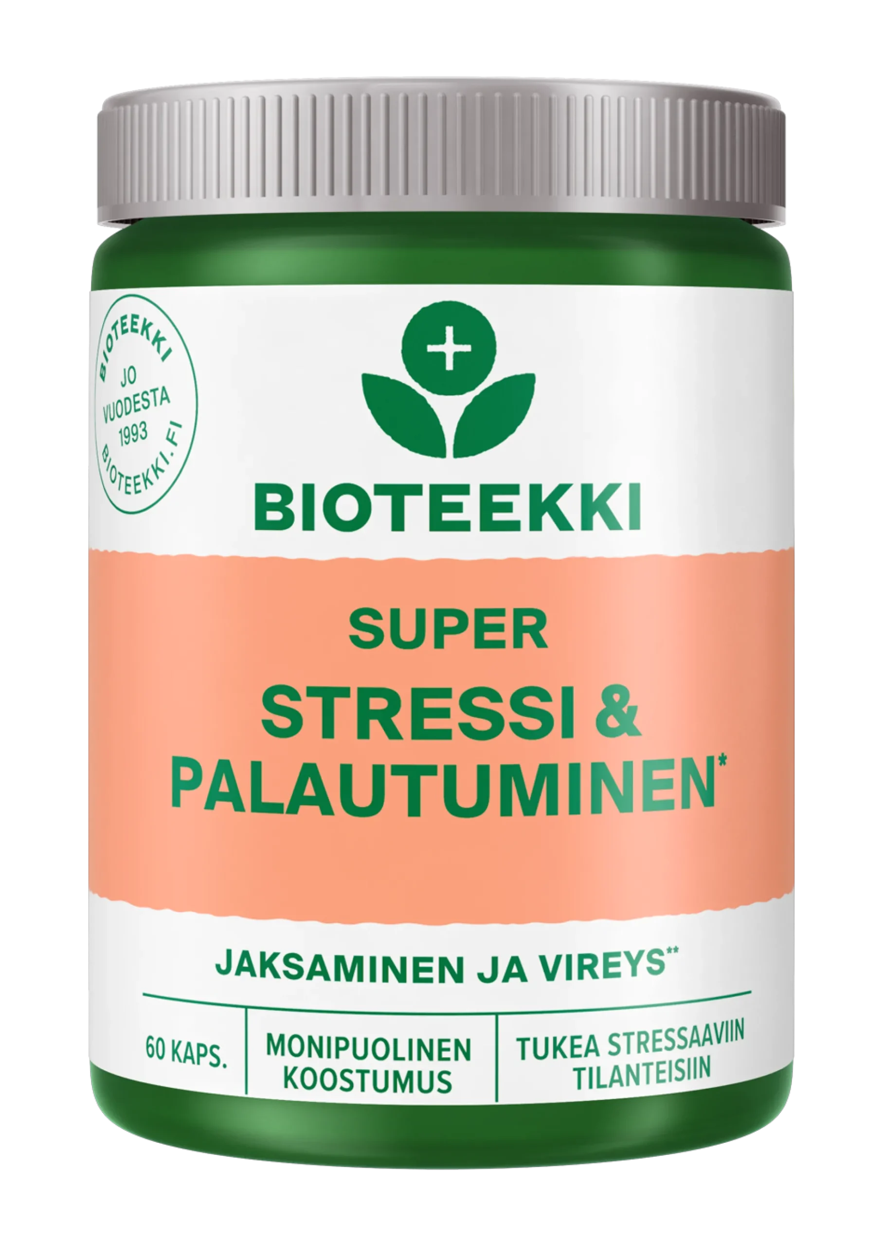 Super Stressi & Palautuminen kapseli 60 kpl