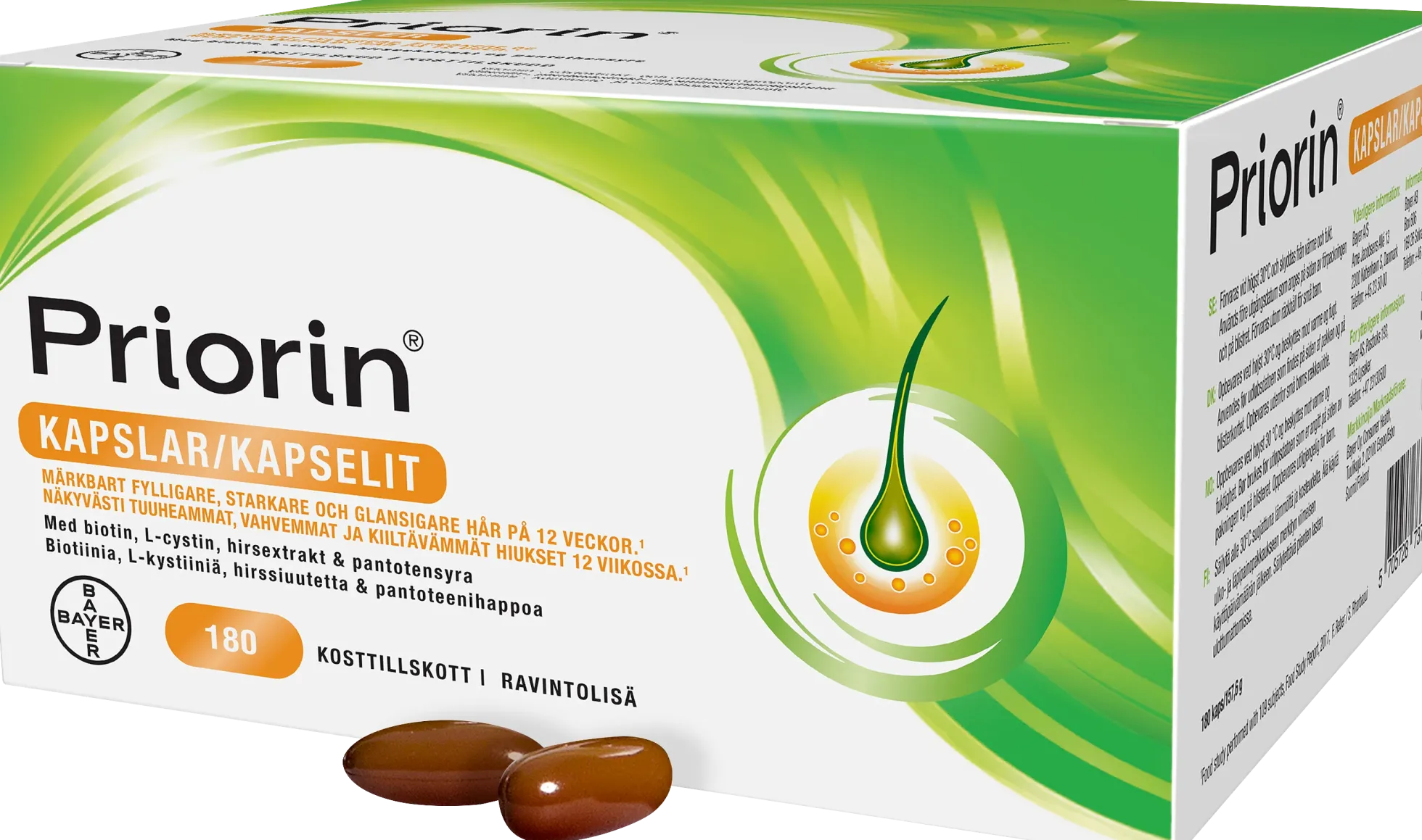 SUPERTARJOUS! Priorin hiusravinne 2 x 180 kapselia