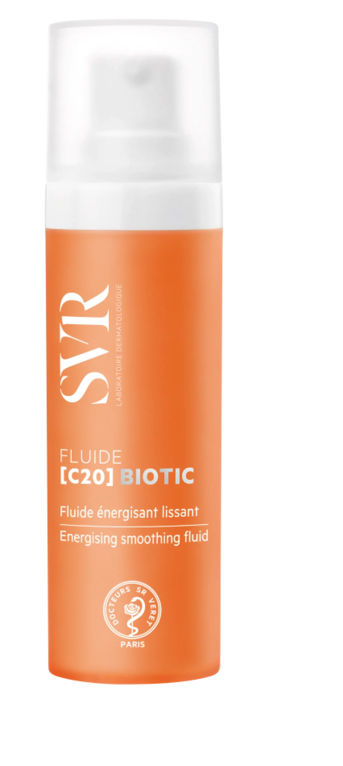 SVR C20 Biotic Fluide Anti-age kirkastava kasvovoide pumppupullo 30 ml