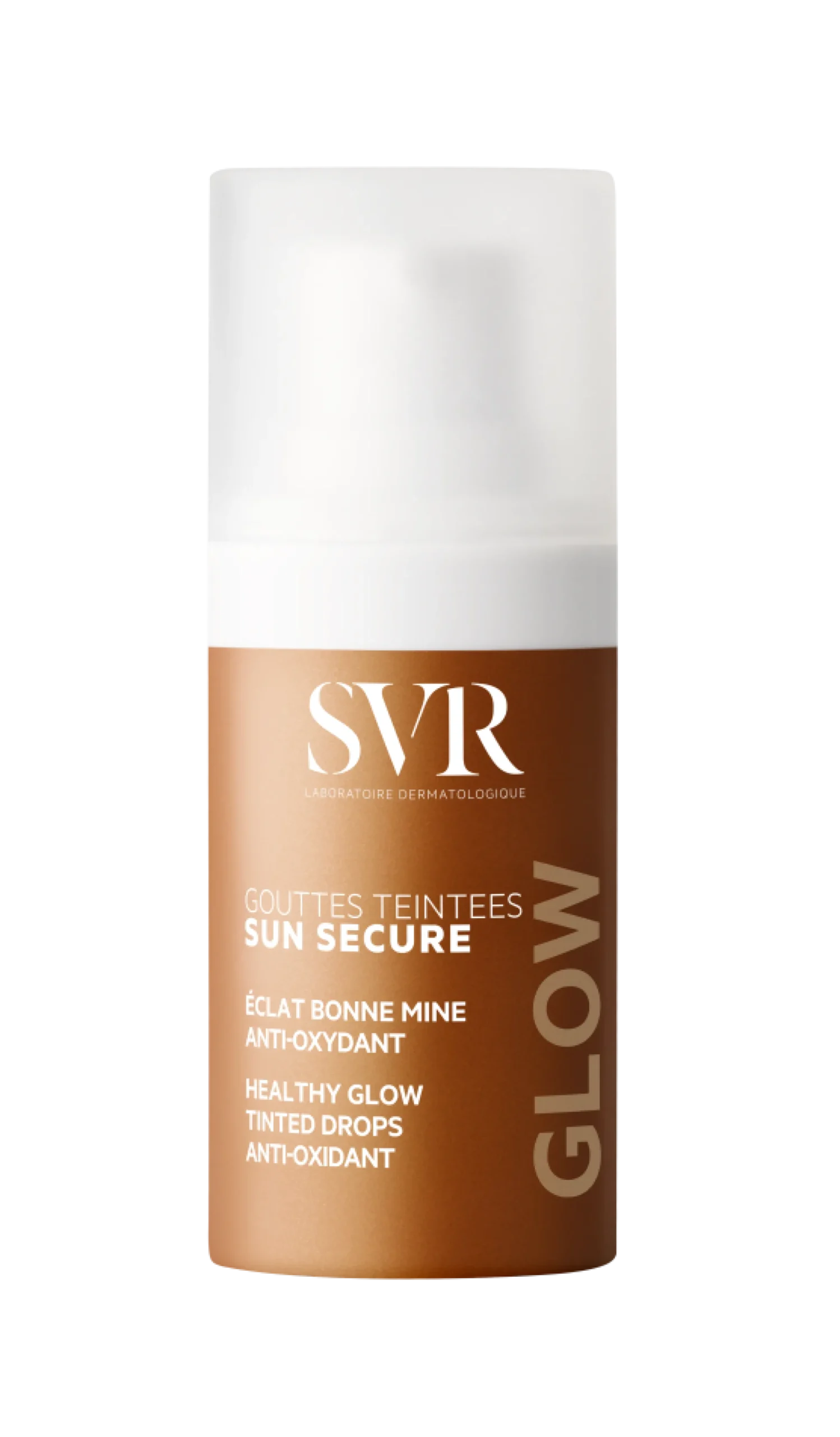 SVR SUN SECURE Glow Drops sävyttävät tehotipat kasvoille 15 ml