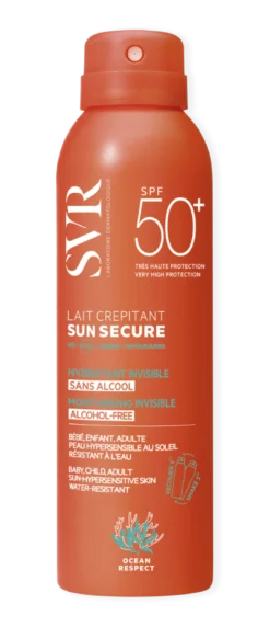 SVR SUN SECURE Lait Crepitant SPF50+ Rätisevä aurinkovoide lapsille 200 ml