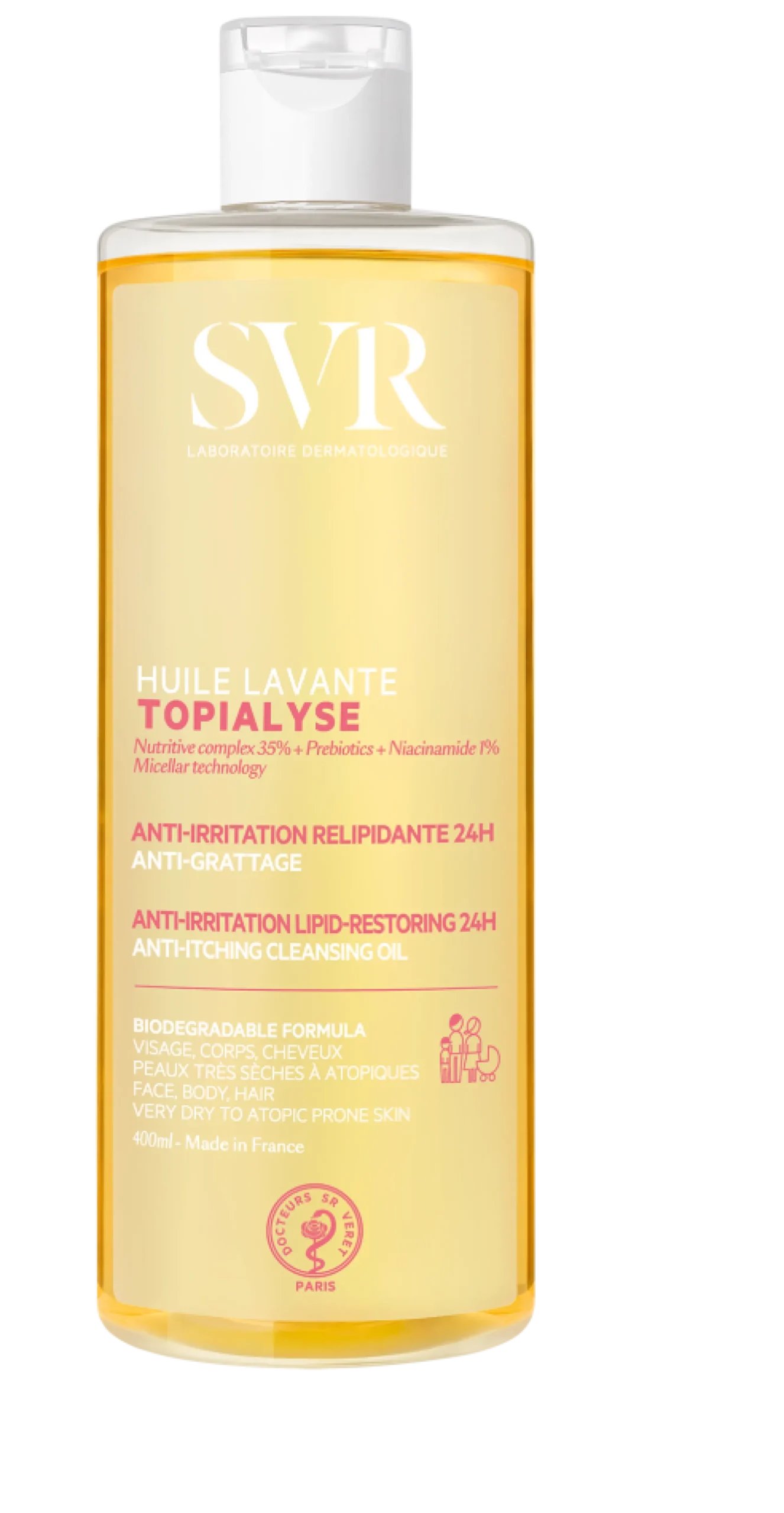 SVR Topialyse Huile Pesuöljy hajustettu
