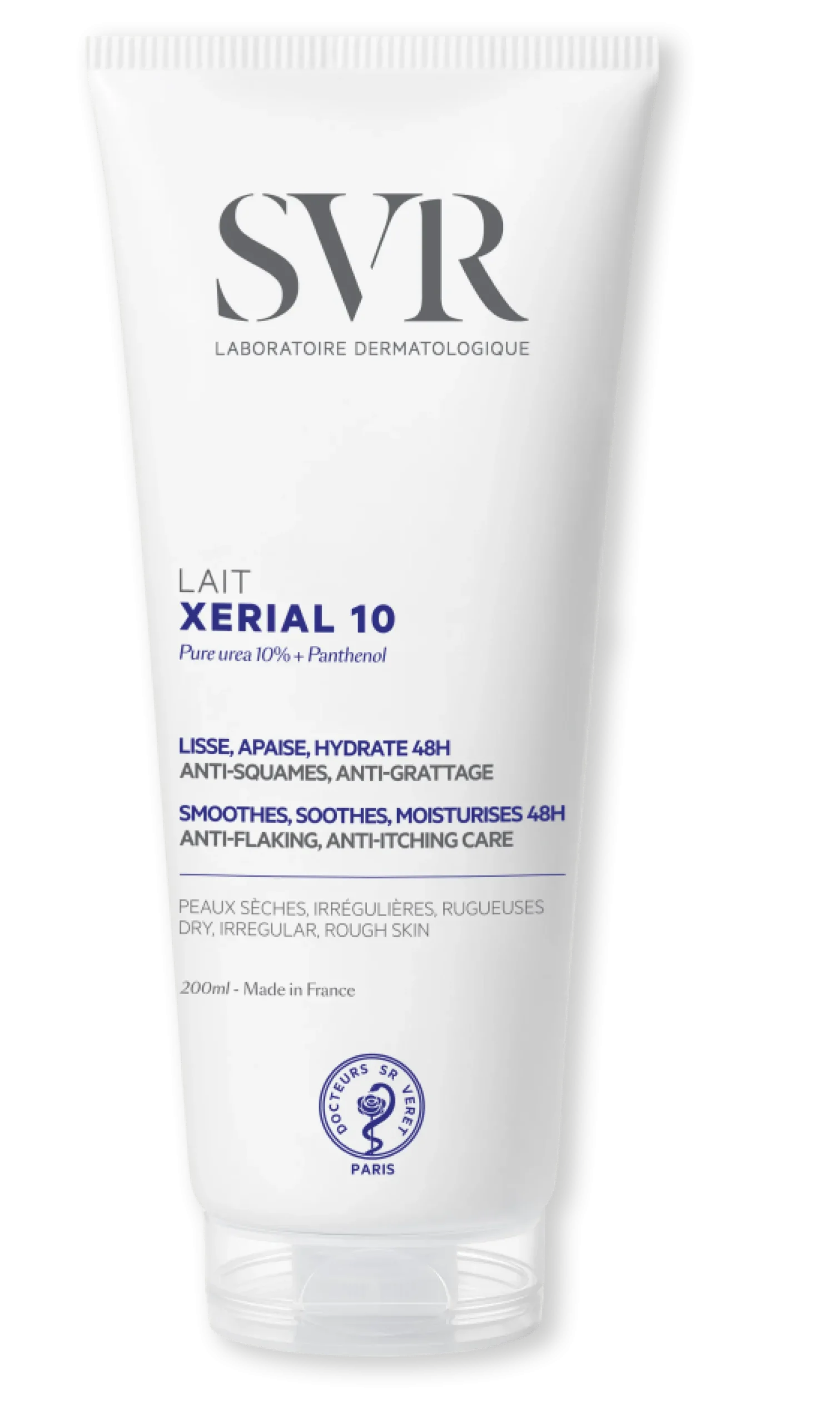 SVR Xerial lait 10 vartalovoide kuivalle ja karhealle iholle 200 ml