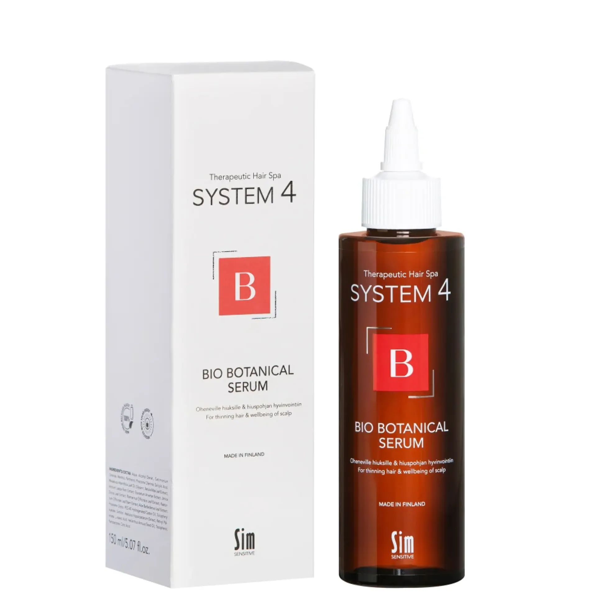 SYSTEM 4 BIO BOTANICAL SERUM ohenevat hiukset