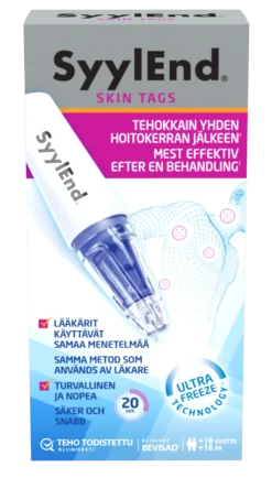 SyylEnd Skin tags jäädytyshoito varsiluomien poistoon