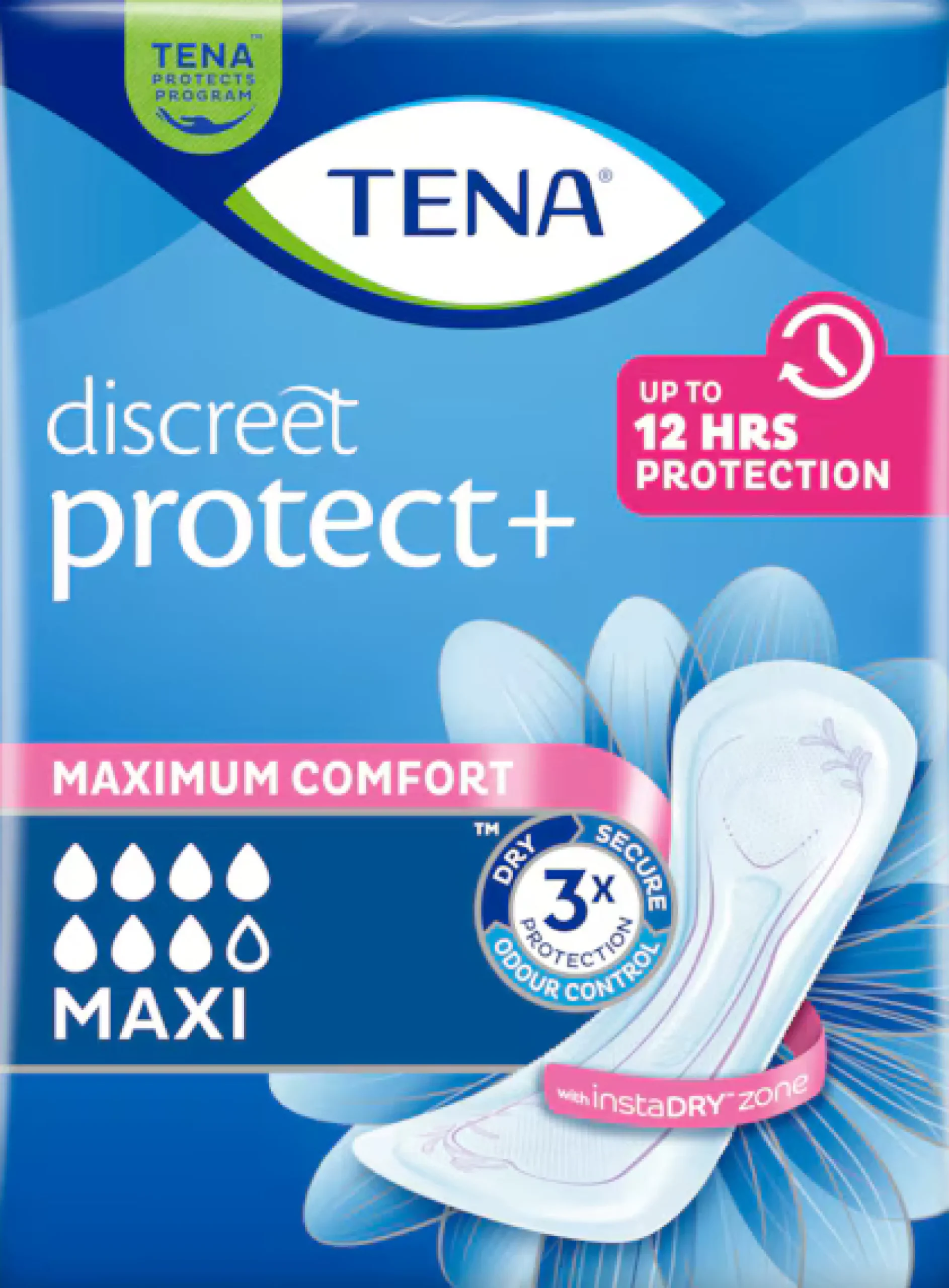TENA Discreet Maxi InstaDRY 12 kpl