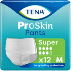 TENA PROSKIN PANTS SUPER M 12 kpl