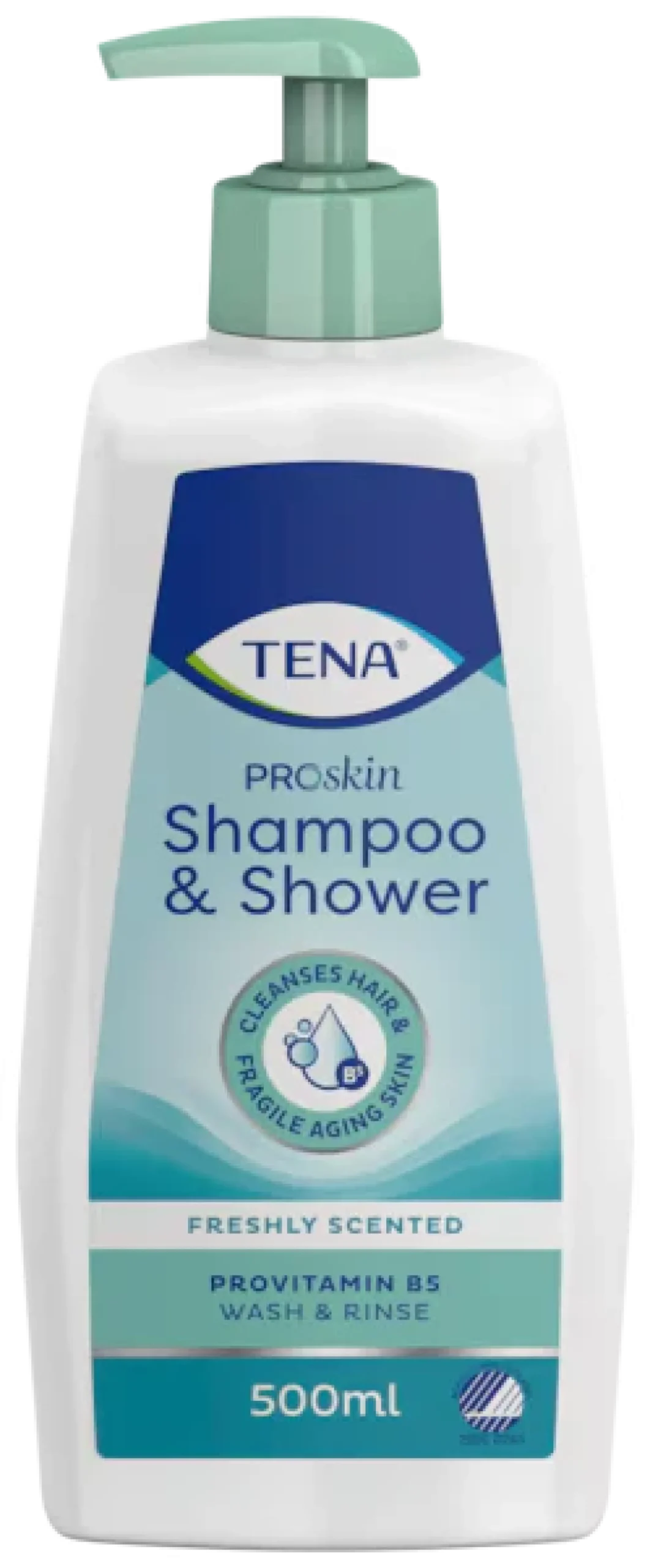 TENA shampoo & shower suihkushampoo 500 ml