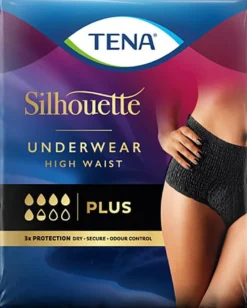 TENA Silhouette Plus noir koko M 9 kpl