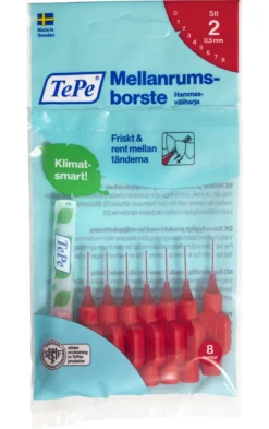 TePe hammasväliharjat 8 kpl -eri kokoja