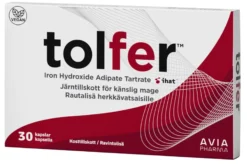 Tolfer rautavalmiste (IHAT) 30mg kapseli 30 kpl