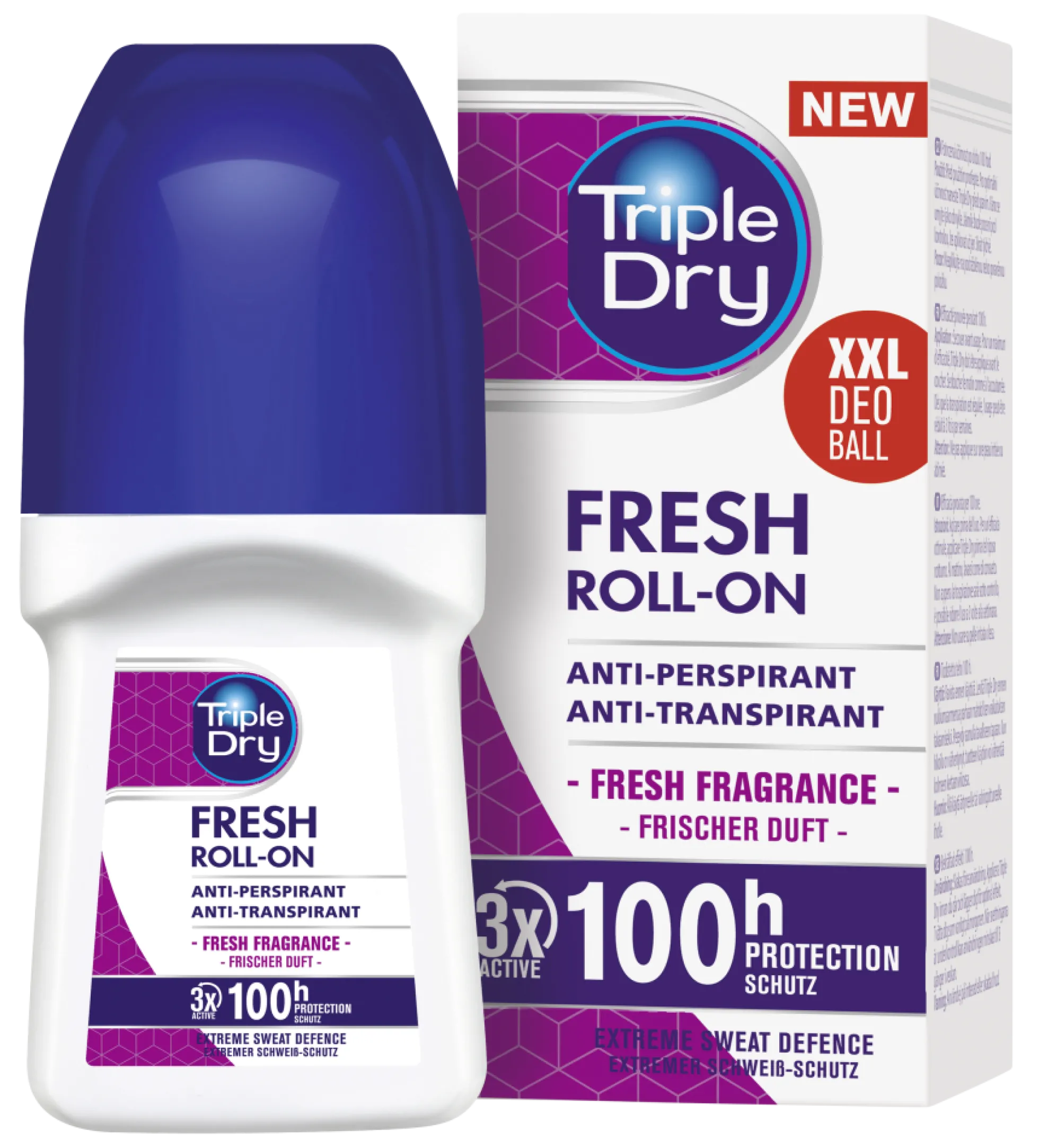 Triple Dry 100h Fresh antiperspirant roll-on 50 ml