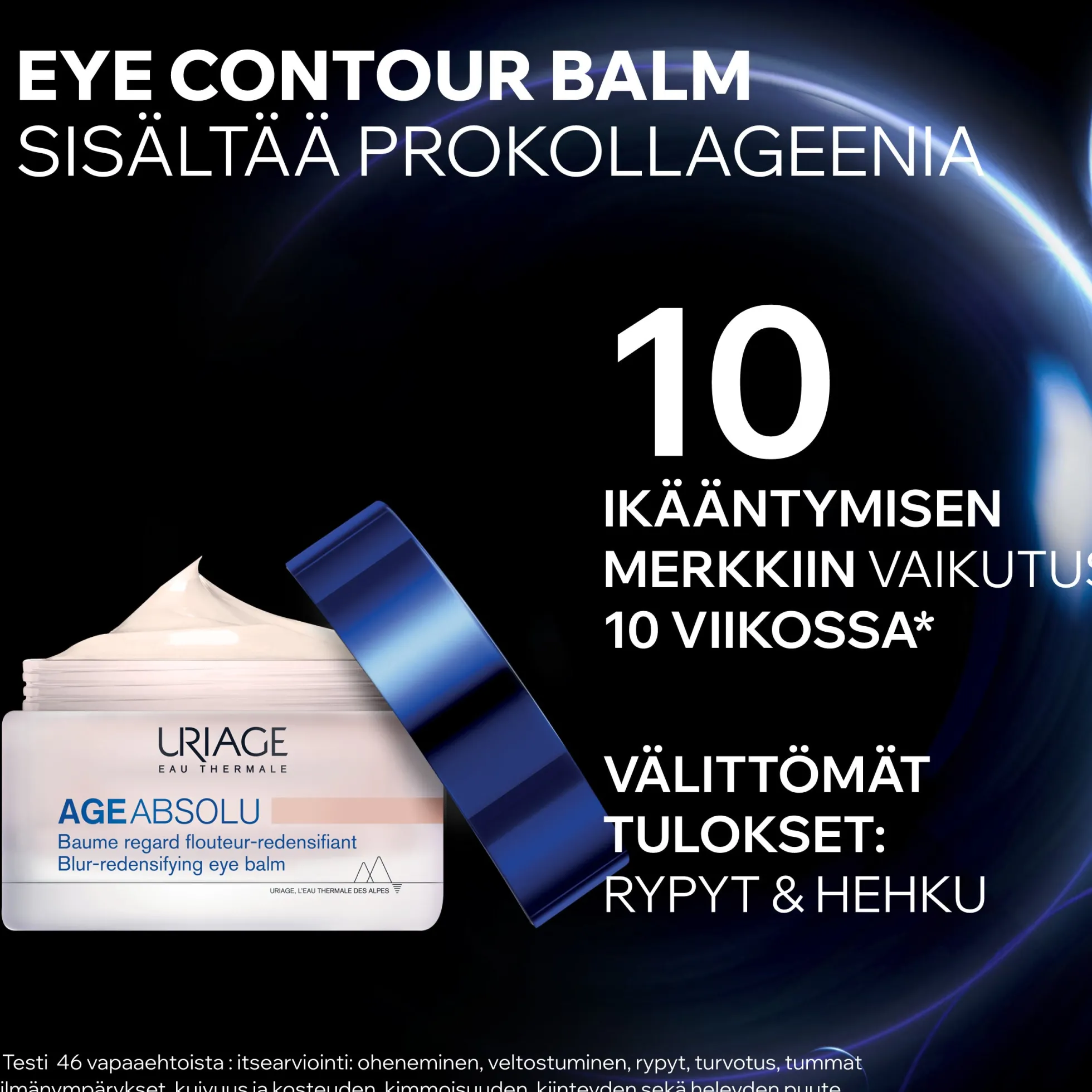 Uriage Age Absolu Blur-Redensifying Eye Balm kiinteyttävä silmänympärysvoide 15ml