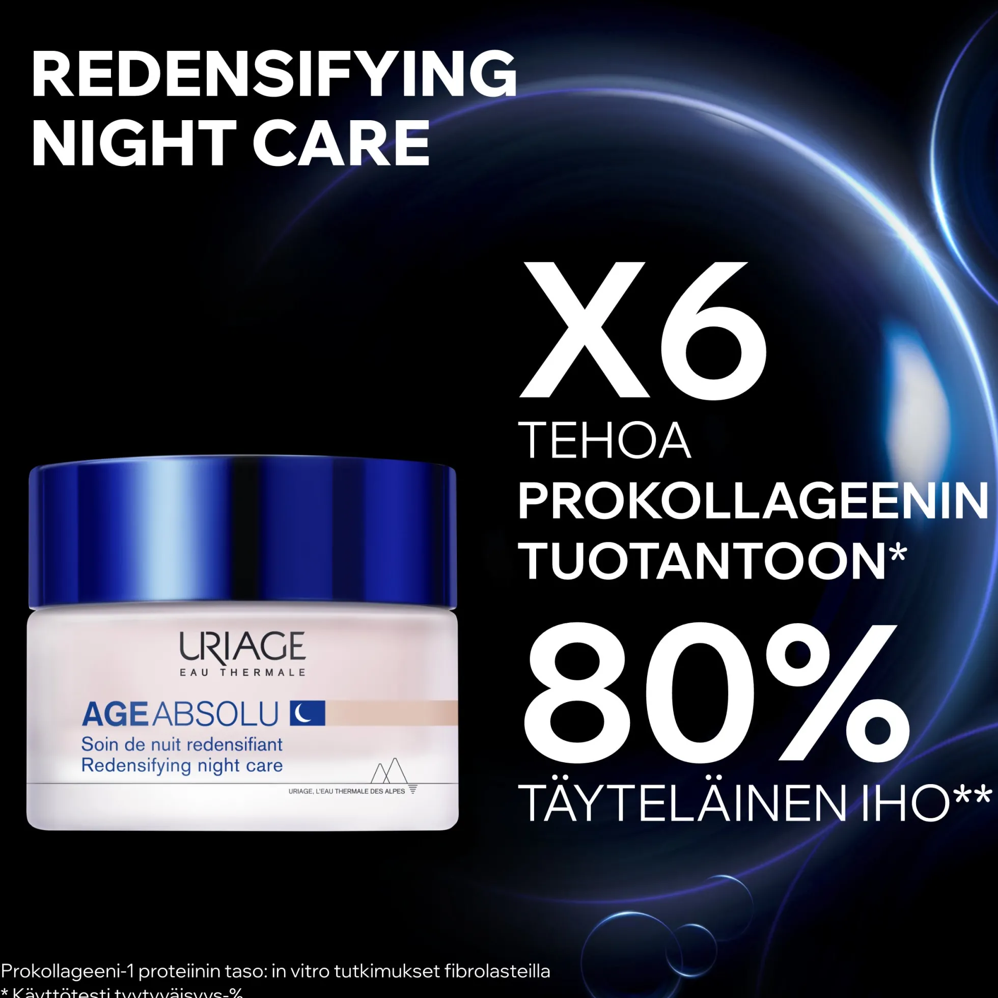 Uriage Age Absolu Redensifying Night Care uudistava yövoide 50ml