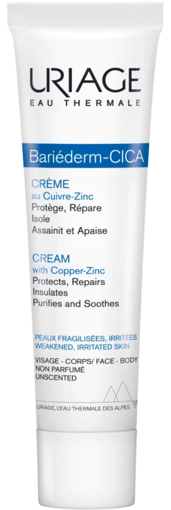Uriage Bariederm Cica Cream with Copper-Zinc