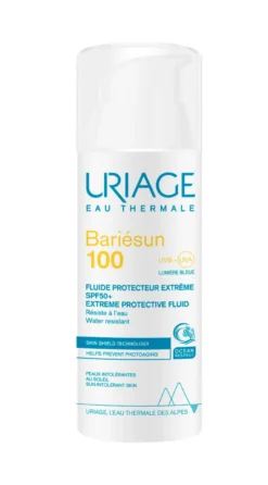 Uriage Bariesun 100 Extreme Protective Fluid SPF50+ aurinkosuojavoide herkälle iholle