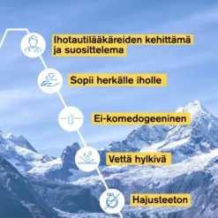 Uriage Bariesun 100 Extreme Protective Fluid SPF50+ aurinkosuojavoide herkälle iholle