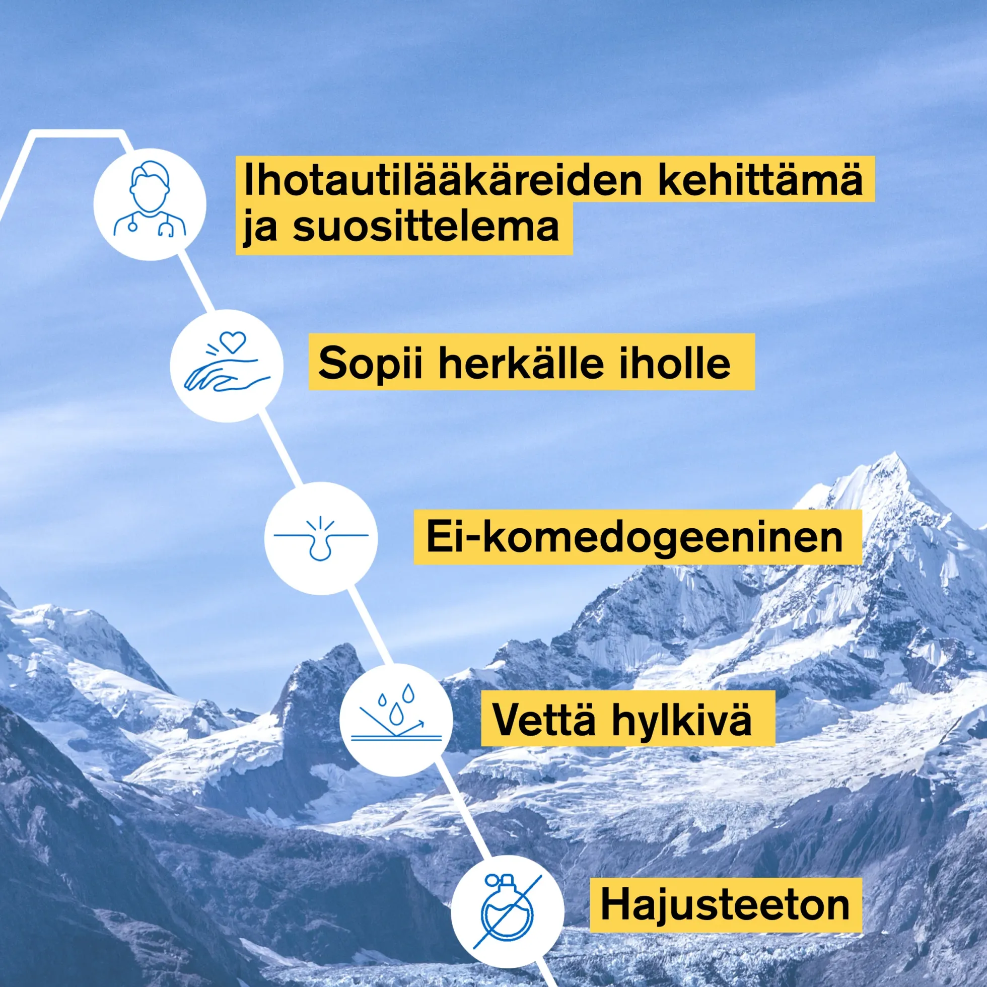 Uriage Bariesun 100 Extreme Protective Fluid SPF50+ aurinkosuojavoide herkälle iholle