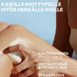 Uriage Bariesun SPF50+ Fresh Sun Water vesimäinen aurinkosuojasuihke