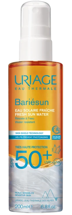Uriage Bariesun SPF50+ Fresh Sun Water vesimäinen aurinkosuojasuihke