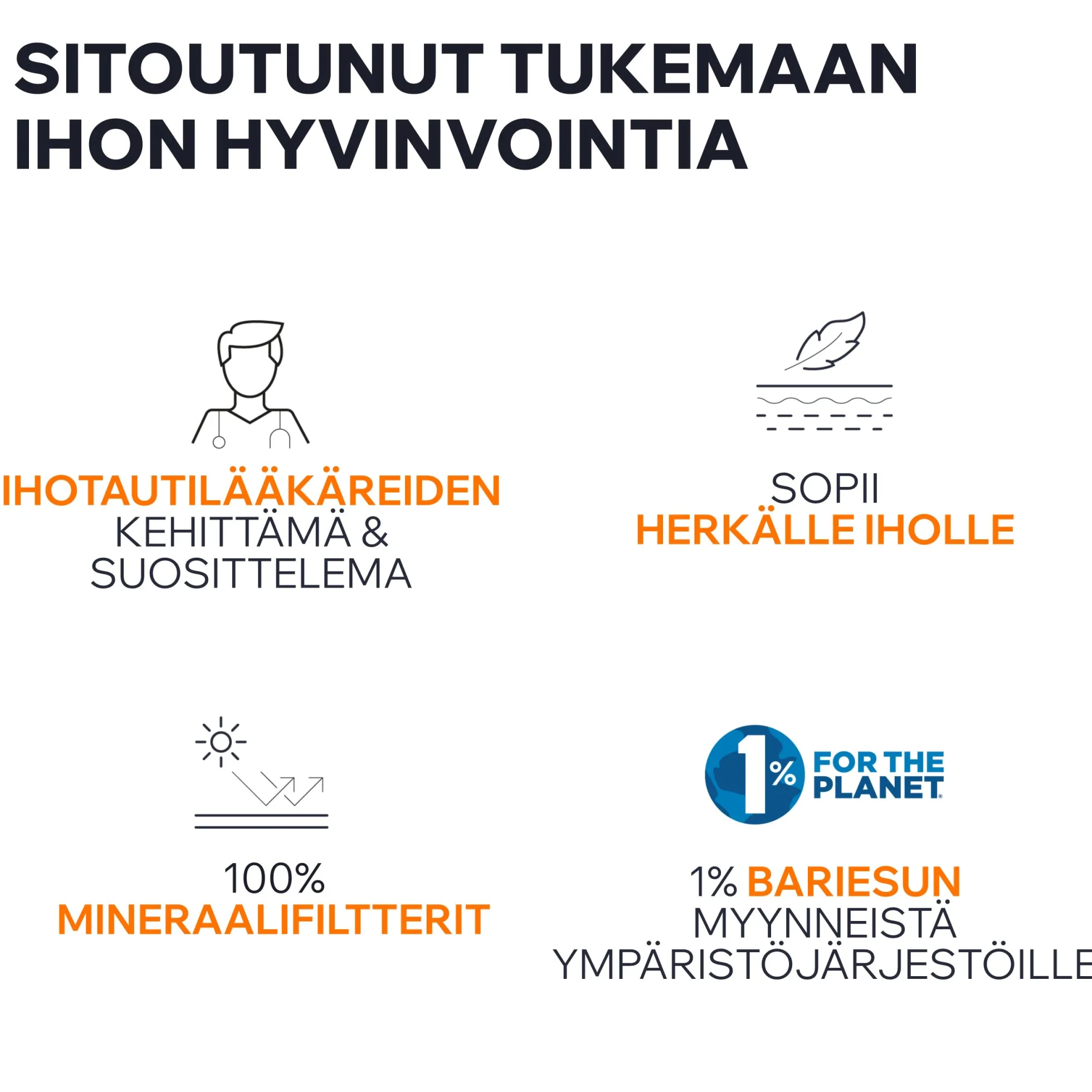 Uriage Bariesun SPF50+ Mineral Stick fysikaalinen aurinkosuojapuikko