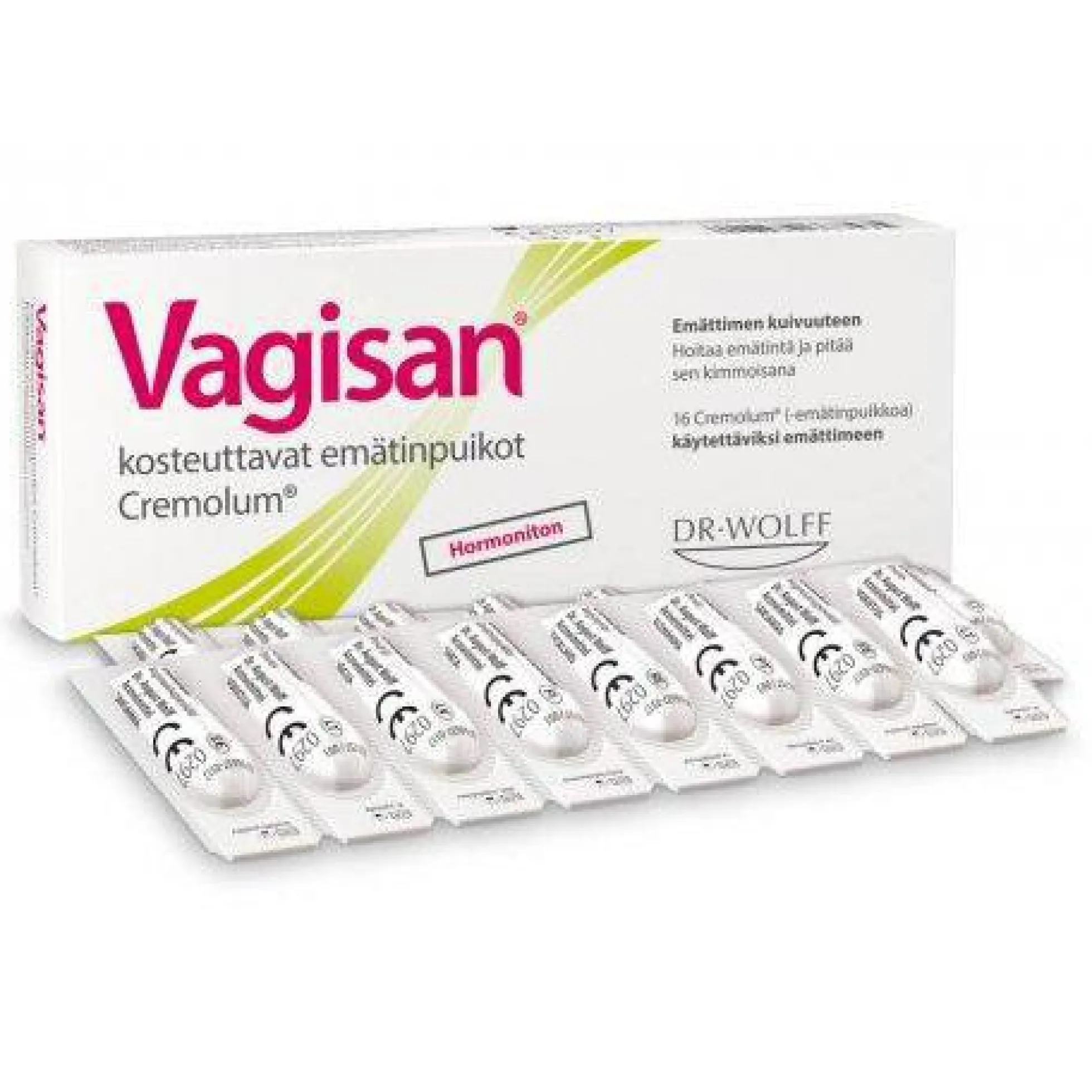 Vagisan Kosteuttavat Cremolum emätinpuikot