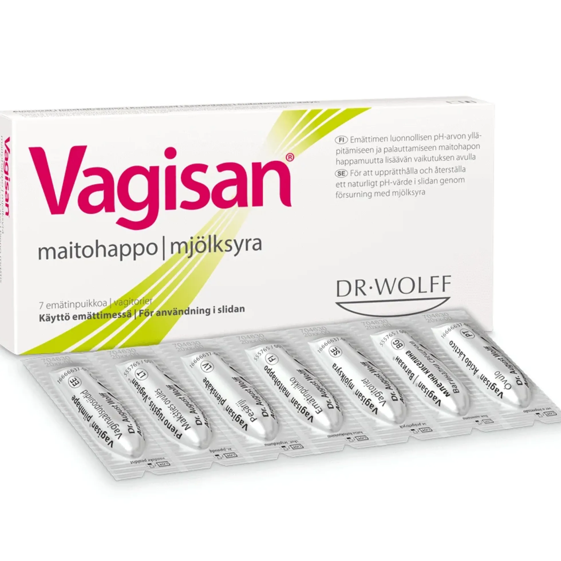 Vagisan Maitohappo emätinpuikot