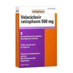 VALACICLOVIR RATIOPHARM 500 mg 8 kpl
