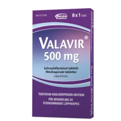 VALAVIR 500 mg 8 kpl