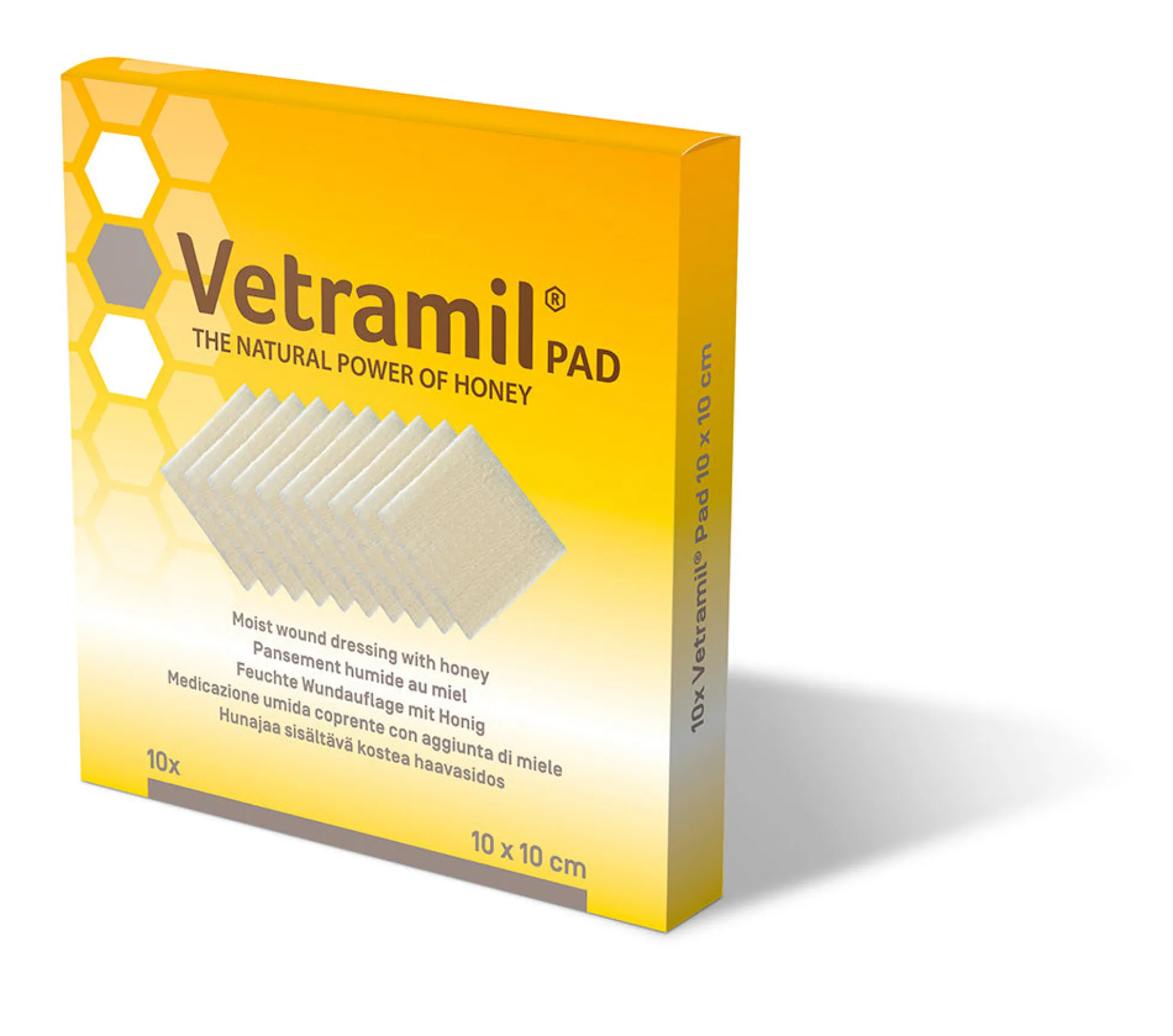 Vetramil Pad hunajaa sis. haavataitos 10x10cm