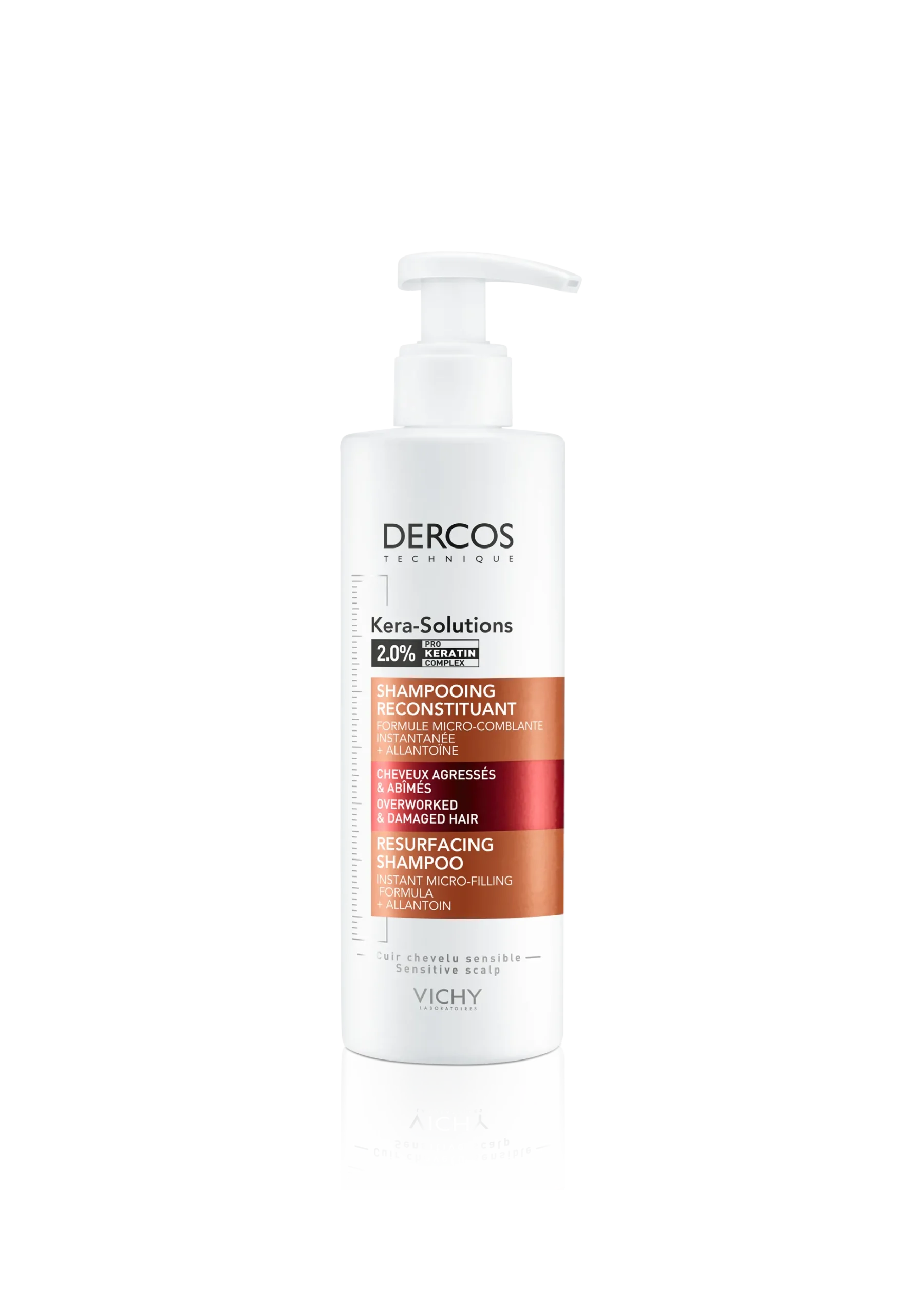 Vichy Dercos Kera-Solutions Shampoo käsitellyille ja vaurioituneille hiuksille