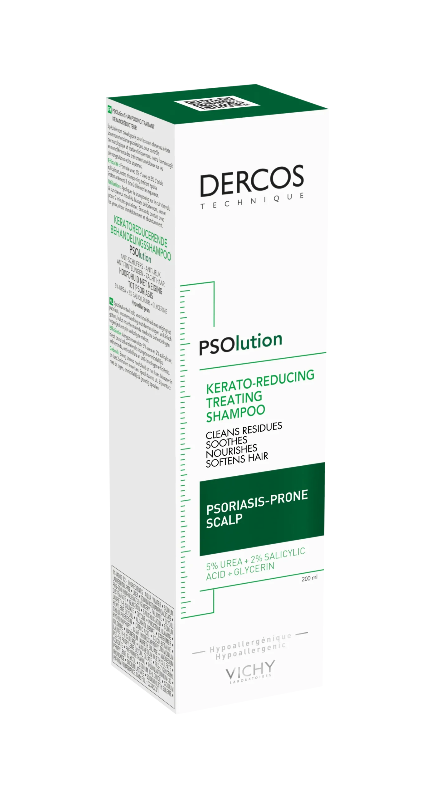 Vichy Dercos PSolution shampoo psoriasikseen taipuvalle hiuspohjalle