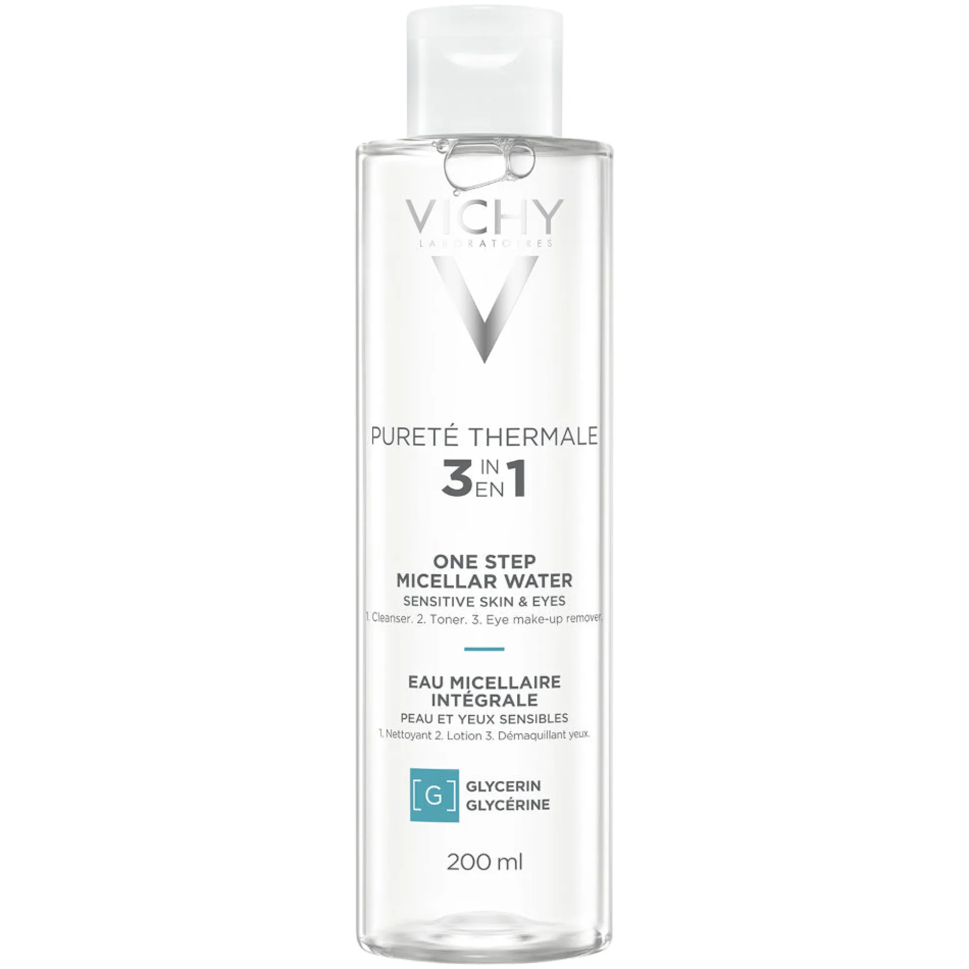 Vichy Purete Thermale Micellar-puhdistusvesi herkälle iholle