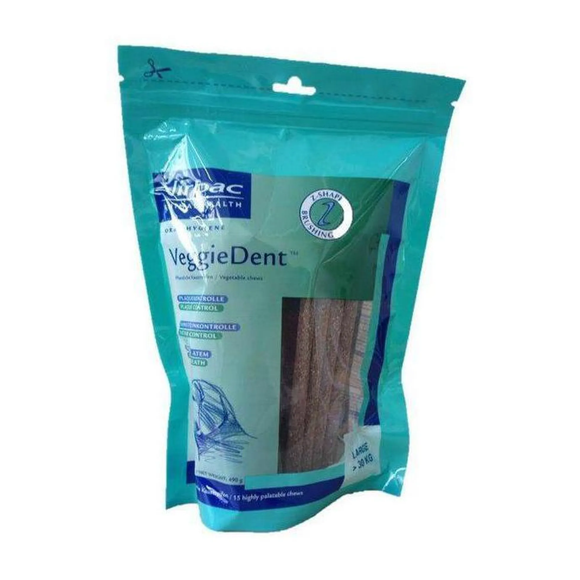 Virbac VeggieDentFr3sh makupalat yli 30kg, 15 kpl