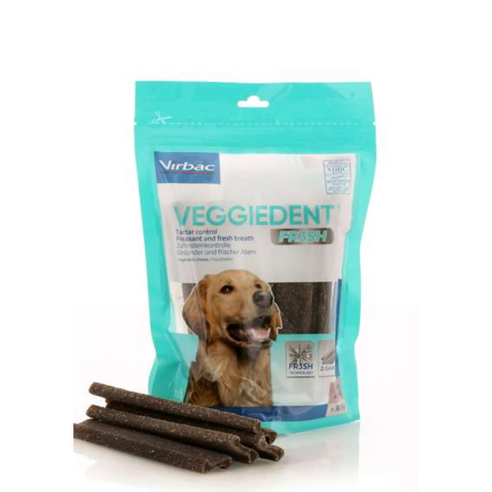 Virbac VeggieDentFr3sh makupalat yli 30kg, 15 kpl
