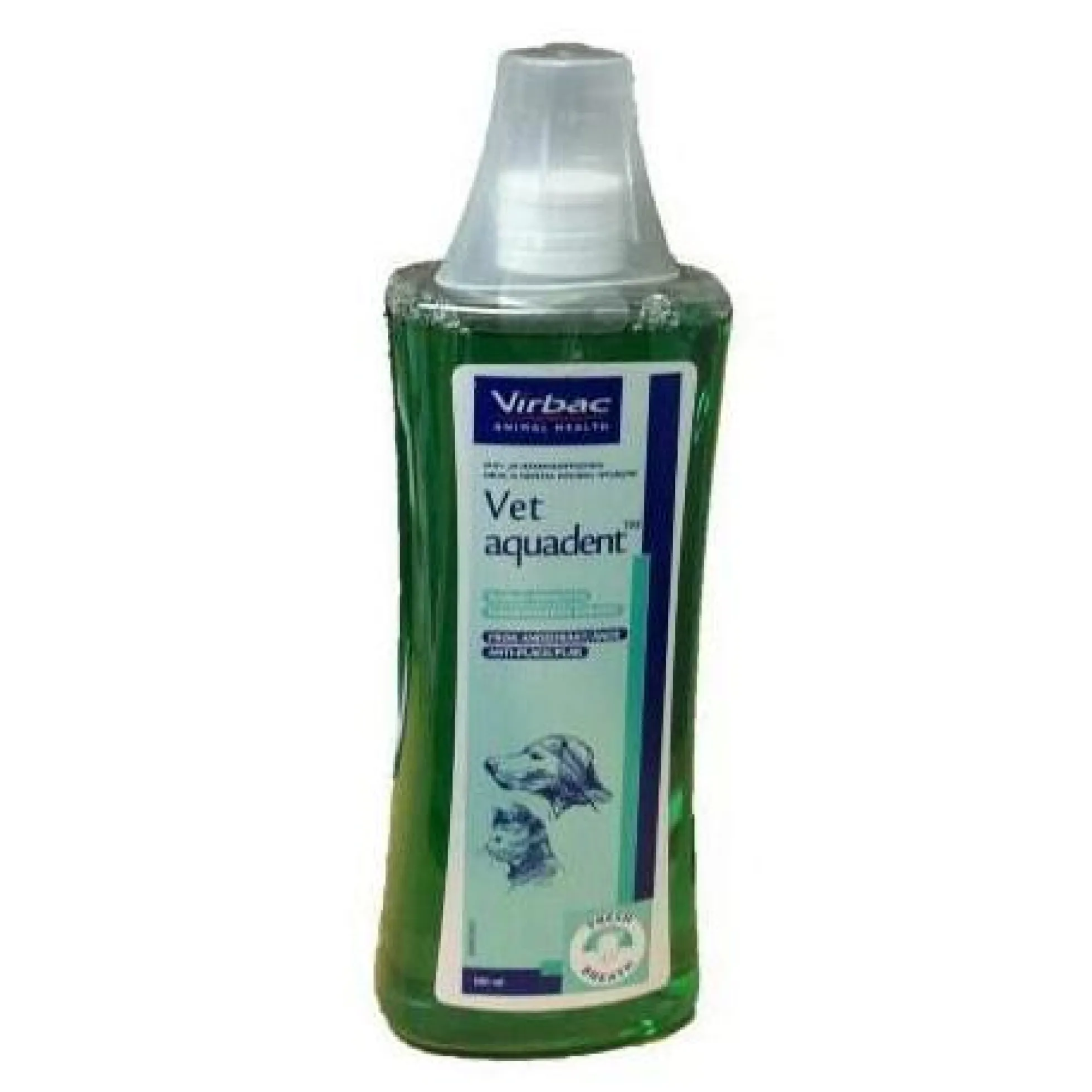 Virbac Vet Aquadent Fr3sh 500 ml -kissojen ja koirien hampaiden ja suun hoitoon