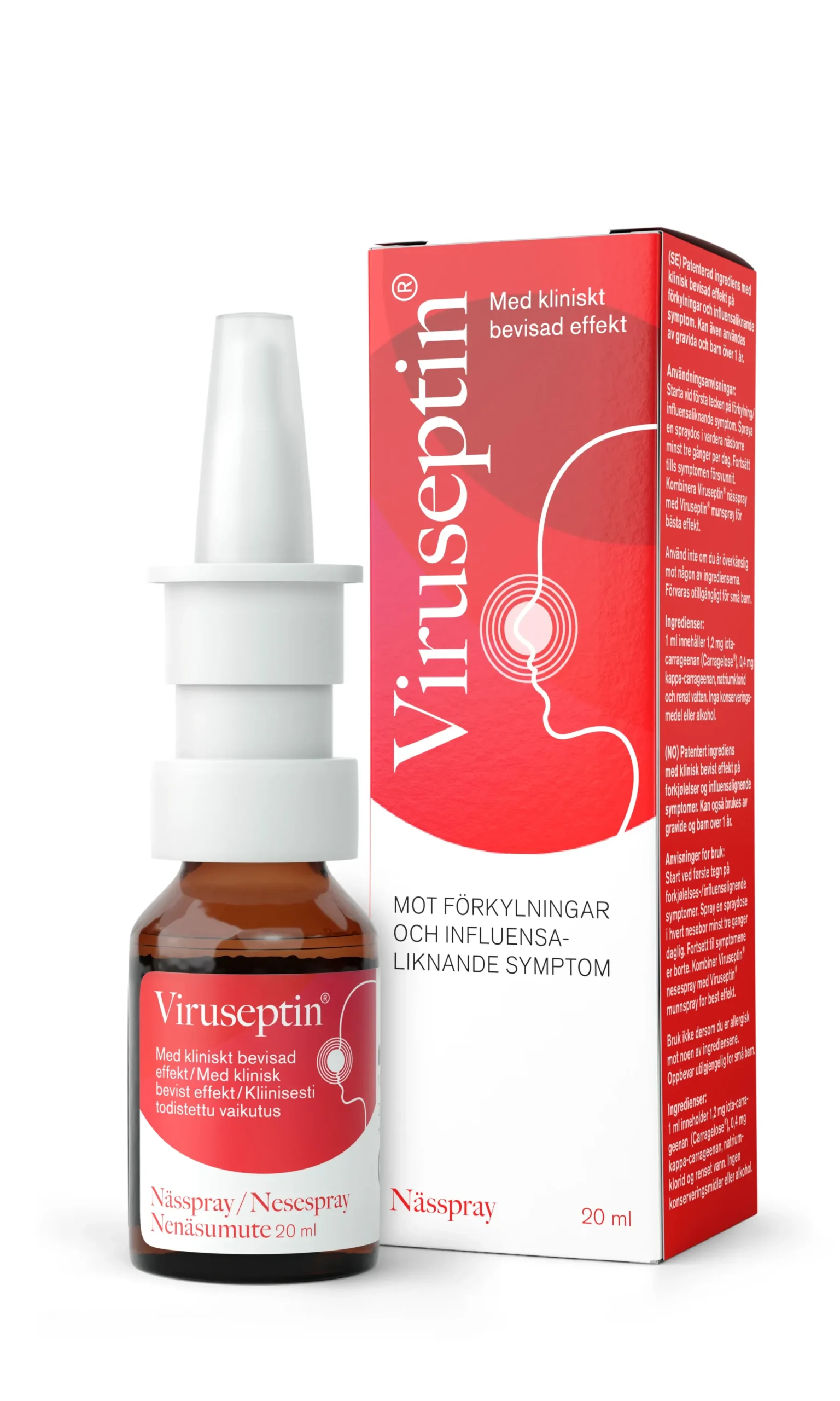 Viruseptin nenäsumute 20 ml