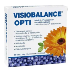 VISIOBALANCE OPTI -silmien hyvinvoinnille 40 kaps.