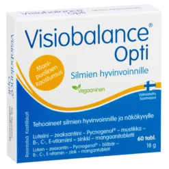 VISIOBALANCE OPTI -silmien hyvinvoinnille 40 kaps.