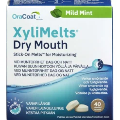 XyliMelts Dry Mouth Mild Mint 40 kpl