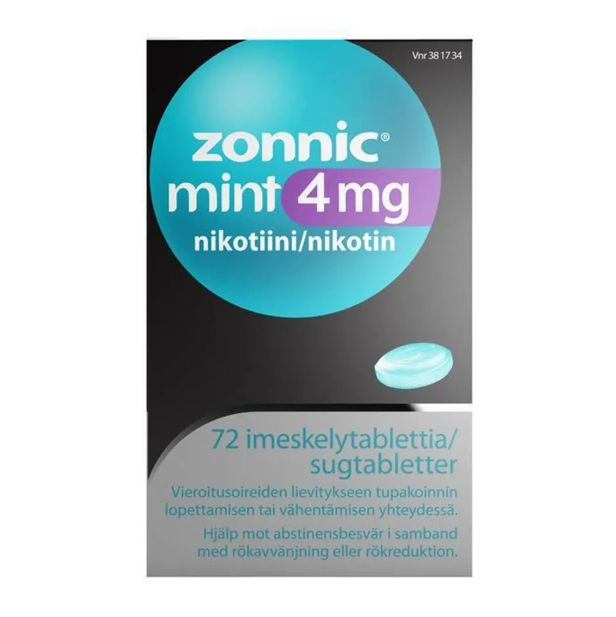 ZONNIC MINT 4 mg annospussit