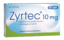 Zyrtec 10 mg tabletit -eri kokoja